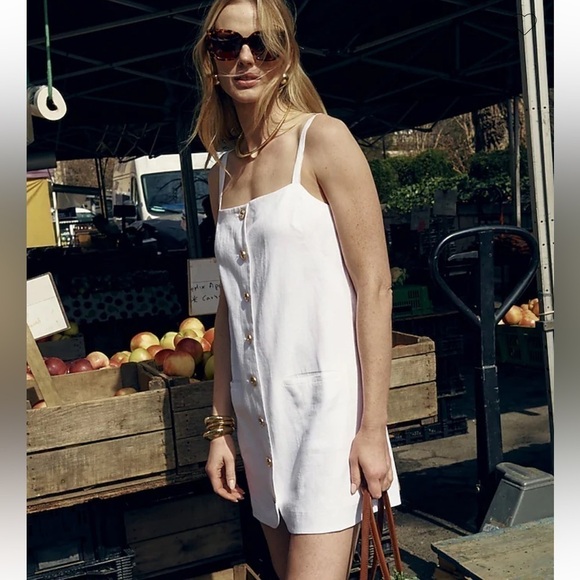 J crew Claudia dress in linen - Picture 5 of 6